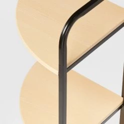 Corner Bath Wood Storage Tower Black Metal - Brightroom™ -Brightroom shop GUEST 00ae3128 8138 49c3 9327 0d254620b25a