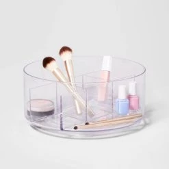Bathroom Plastic Spinning Turntable Beauty Organizer Clear - Brightroom™ -Brightroom shop GUEST 0b62140e f0fc 446c 96e1 4a703b797bef