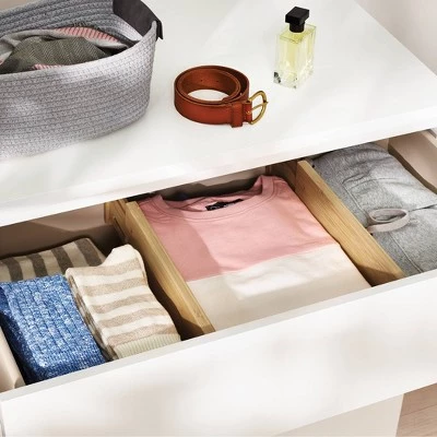 Set of 2 Bamboo Expandable Drawer Dividers - Brightroom™ 3 Set of 2 Bamboo Expandable Drawer Dividers - Brightroom™