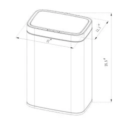 Motion Wastebasket with Liner - Brightroom™ -Brightroom shop GUEST 0e7e13e3 1c51 4968 9797 f05398706d76
