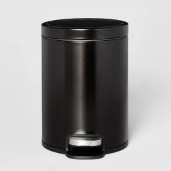 5L Round Step Trash Can - Brightroom™ Black -Brightroom shop GUEST 0fd4ec9b 2ab8 4464 a972 6c6f3d0a3fef