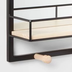 Metal Entryway Organizer with Mirror Large Natural - Brightroom™ -Brightroom shop GUEST 111bba0c 3ea1 4b81 9926 b787775d8152