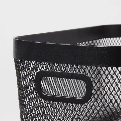 Metal Mesh Media Bin Black - Brightroom™ 4 Metal Mesh Media Bin Black - Brightroom™ - Image 2