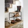 3 Tier Shoe Rack Black Metal with Natural Wood - Brightroom™ -Brightroom shop GUEST 1f2cceea 00e7 47c8 8368 266f389021b9