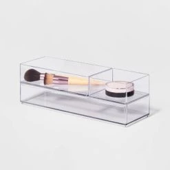 3 Bathroom Plastic Tray Beauty Organizer Set Clear - Brightroom™ -Brightroom shop GUEST 28aee1c3 5eb3 439c 8ea4 2dbdc4bd6ddf