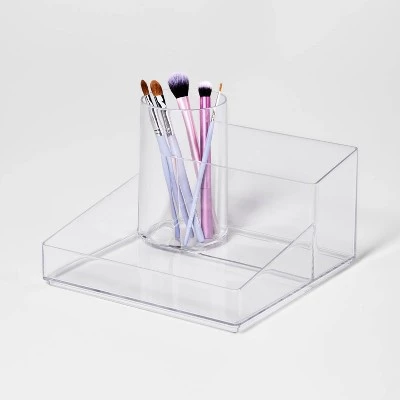 Bathroom Plastic Hair Accessory Organizer Clear - Brightroom™ 5 Bathroom Plastic Hair Accessory Organizer Clear - Brightroom™ - Image 3