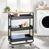 Wide Metal Utility Cart Black - Brightroom™ -Brightroom shop GUEST 2cb3f13a 558f 410f 9d4b 88e4b757918a
