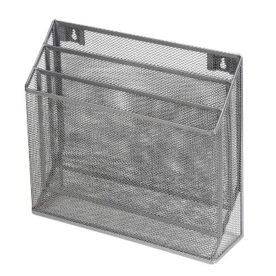 Mesh Hanging File Sorter with Keyholes Silver - Brightroom™ 3 Mesh Hanging File Sorter with Keyholes Silver - Brightroom™
