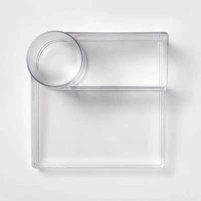 Bathroom Plastic Hair Accessory Organizer Clear - Brightroom™ 4 Bathroom Plastic Hair Accessory Organizer Clear - Brightroom™ - Image 2