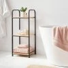 Short Bath Wood Storage Tower Black Metal - Brightroom™ -Brightroom shop GUEST 4da79696 0d98 4303 87ae 5020739d4d3c