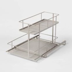 2 Tier Slide Out Under Vanity - Brightroom™ Matte Black -Brightroom shop GUEST 567fbfd3 bbae 471c a68e 27c1bff314e8