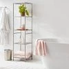 Tall Bath Storage Tower Brushed Nickel Metal - Brightroom™ -Brightroom shop GUEST 7123969a d33c 4f84 9e8c b8a62c10f3c9