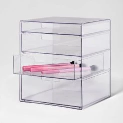 4 Drawer Stackable Countertop Organizer Clear - Brightroom™ 7 4 Drawer Stackable Countertop Organizer Clear - Brightroom™ -Brightroom shop GUEST 7c60f282 599e 4e9d 98d3 73247b19dd62