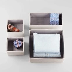 Set of 4 Collapsible Fabric Drawer Organizers - Brightroom™ -Brightroom shop GUEST 87fd839d 2b7f 43b0 b7ba 9d8157b138ad