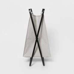 Folding X-Frame Hamper Matte Black - Brightroom™ -Brightroom shop GUEST 8a43afc5 d4b1 4b3b a929 9f663b81fa10