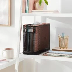 Mesh Hanging File Box Black - Brightroom™