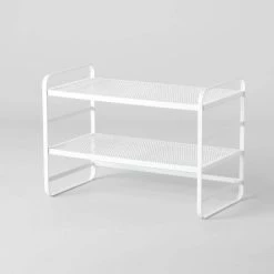 2 Tier Shoe Rack Metal Mesh - Brightroom™ Black -Brightroom shop GUEST 97469fbe 60a1 4d79 b7f6 0432247cf2d3