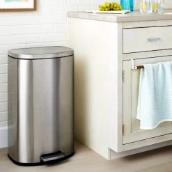 45L D Shape Step Trash Can - Brightroom™