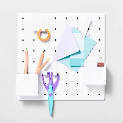 Pegboard Set White - Brightroom™ 4 Pegboard Set White - Brightroom™ - Image 2