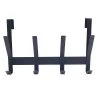 Heavy Duty Over The Door 4 Hooks Rail Matte Black - Brightroom™ -Brightroom shop GUEST b1a71543 0f63 40a3 a300 4c7c09d9181c
