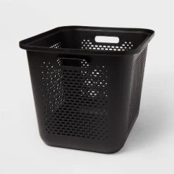 Large Decorative Plastic Bin with Cutout Handles - Brightroom™ White -Brightroom shop GUEST b40a494e 51f1 4bdf b7ae 232f8fbcdaff