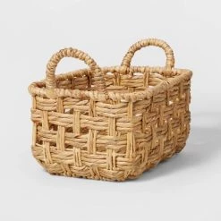 Rectangular Twisted Open Checkered Weave Basket - Brightroom™ -Brightroom shop GUEST ba61f796 9806 4ff8 aafe 74316e76c14d