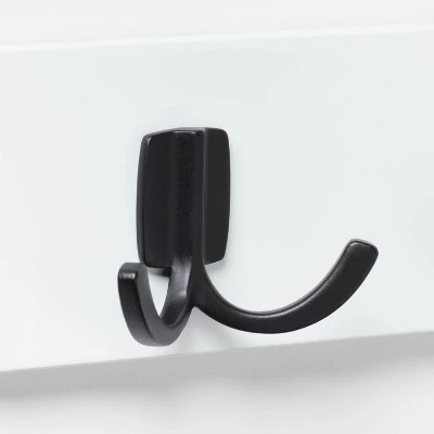 Modern Octopus 3 Hooks Rail Black/White - Brightroom™ 4 Modern Octopus 3 Hooks Rail Black/White - Brightroom™ - Image 2