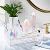 Extra Large Bathroom Plastic Tiered Cosmetic Organizer Clear - Brightroom™ -Brightroom shop GUEST cc388d2f 59ce 43d7 af8f 493a4123f1ba