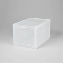 Small Stackable Bins Front Opening Clear Plastic - Brightroom™ -Brightroom shop GUEST d14984ec d883 4043 91a2 cad190d9ba3c