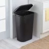 11.3gal Lift Top Waste Basket Black - Brightroom™ -Brightroom shop GUEST d2152ecb 3d81 4cdd 9e00 523eaa977535