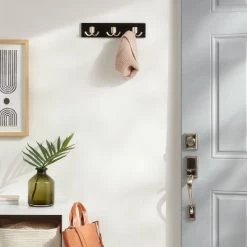 Modern Octopus 3 Rail Nickel Hooks Black - Brightroom™