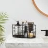 Divided Wire Basket with Wood Handle Black - Brightroom™ 1 Divided Wire Basket with Wood Handle Black - Brightroom™ -Brightroom shop GUEST ec6ac29d 2874 40e8 b27a d339a1a59f7b