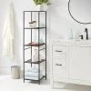 Tall Bath Storage Tower Black Metal - Brightroom™ -Brightroom shop GUEST f059dd82 a456 472e 83ce 48a8588b0cf0