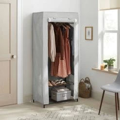 30" Double Rod Fabric Covered Wardrobe - Brightroom™ 7 30" Double Rod Fabric Covered Wardrobe - Brightroom™ -Brightroom shop GUEST f35cc6a3 3698 4c9d 890c 19a91c383f93