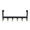 Mixed Material Over The Door 6 Hooks Rail Matte Black - Brightroom™ -Brightroom shop GUEST f77817c6 b17a 4038 a8d9 83e54ac180a4